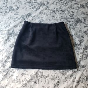 Weekday Kathy Velvet Mini Skirt